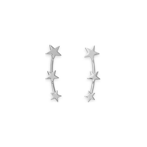 Elegant star-shaped earrings from ROSEFIELD JEWELS JEWELRY Mod. JTSSS-J062