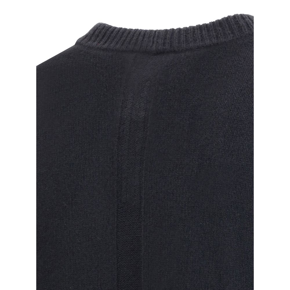Rick Owens Black Cashmere Cashmere Sweater