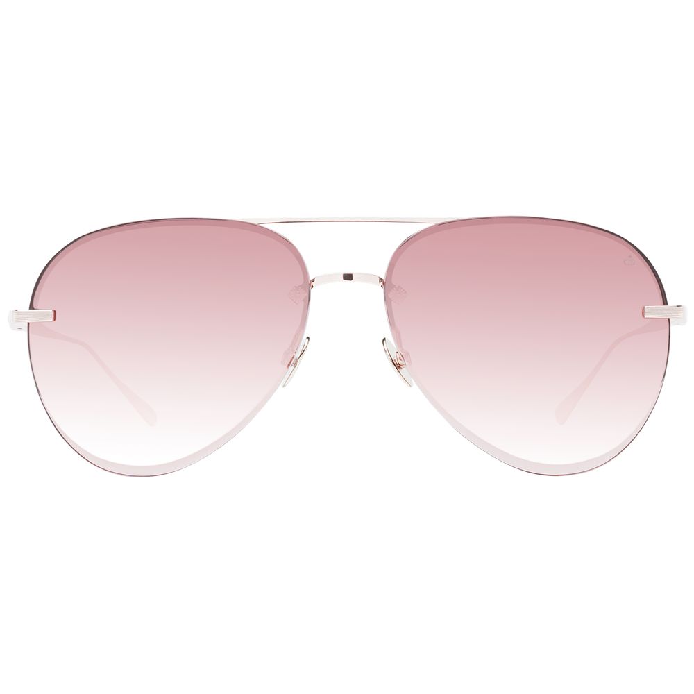 Scotch & Soda Rose Gold Women Sunglass in aviator style with gradient rose lenses, stainless steel frame, 100% UVA & UVB protection.