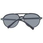 Sting Black Men Glasses Frame, full-rim aviator style with polarized lenses, 100% UVA & UVB protection, includes branded case.