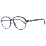 Sting Black Men Glasses Frame in full-rim black plastic with polarized lenses, aviator style, includes branded case