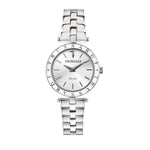 TRUSSARDI MOD. T-SHINY silver luxury watch with stainless steel bracelet and minimalist dial design.