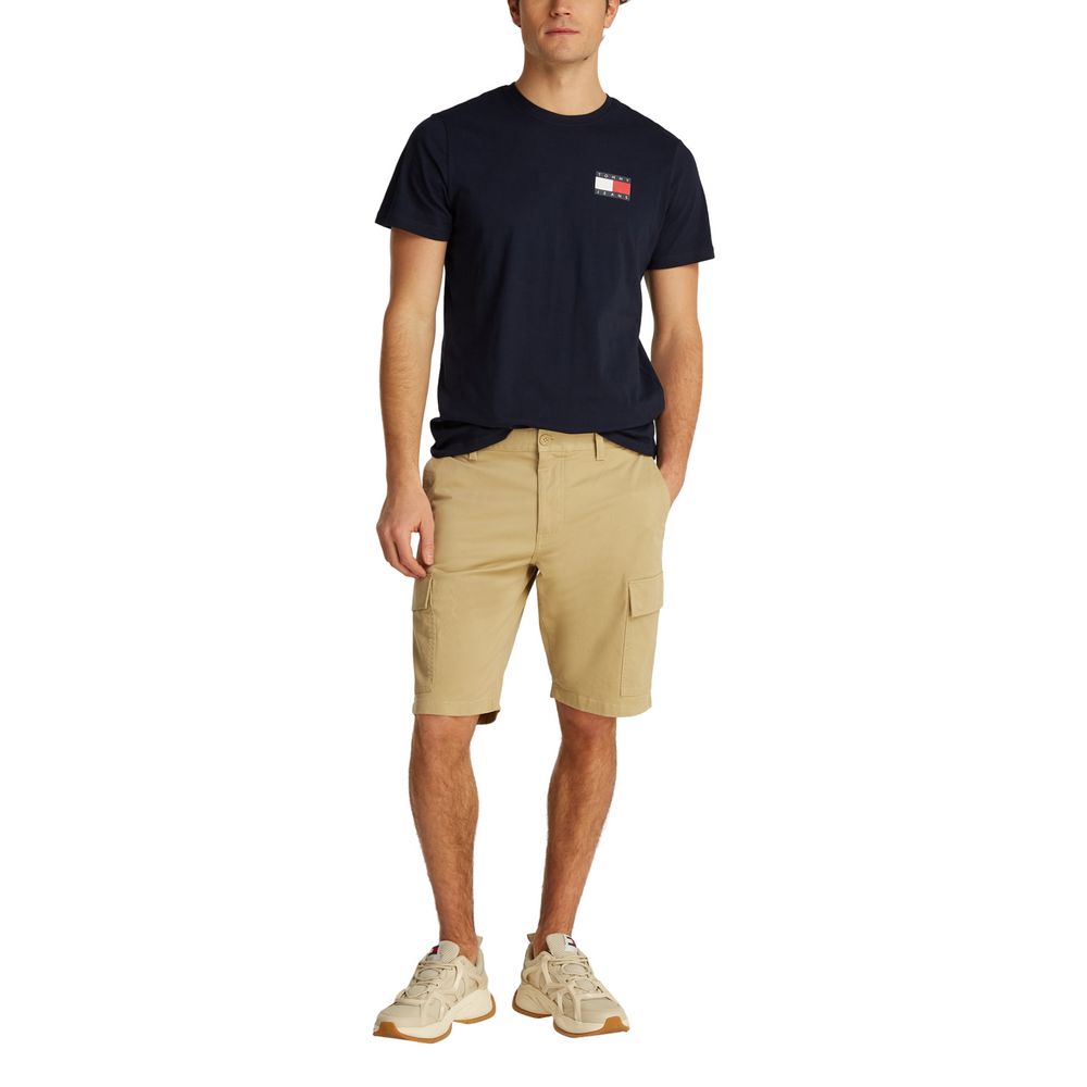 Tommy Hilfiger Jeans Beige Cotton Bermuda Shorts