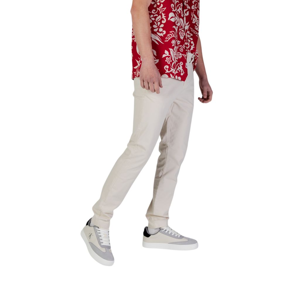 Tommy Hilfiger Jeans Beige Cotton Skinny Pants