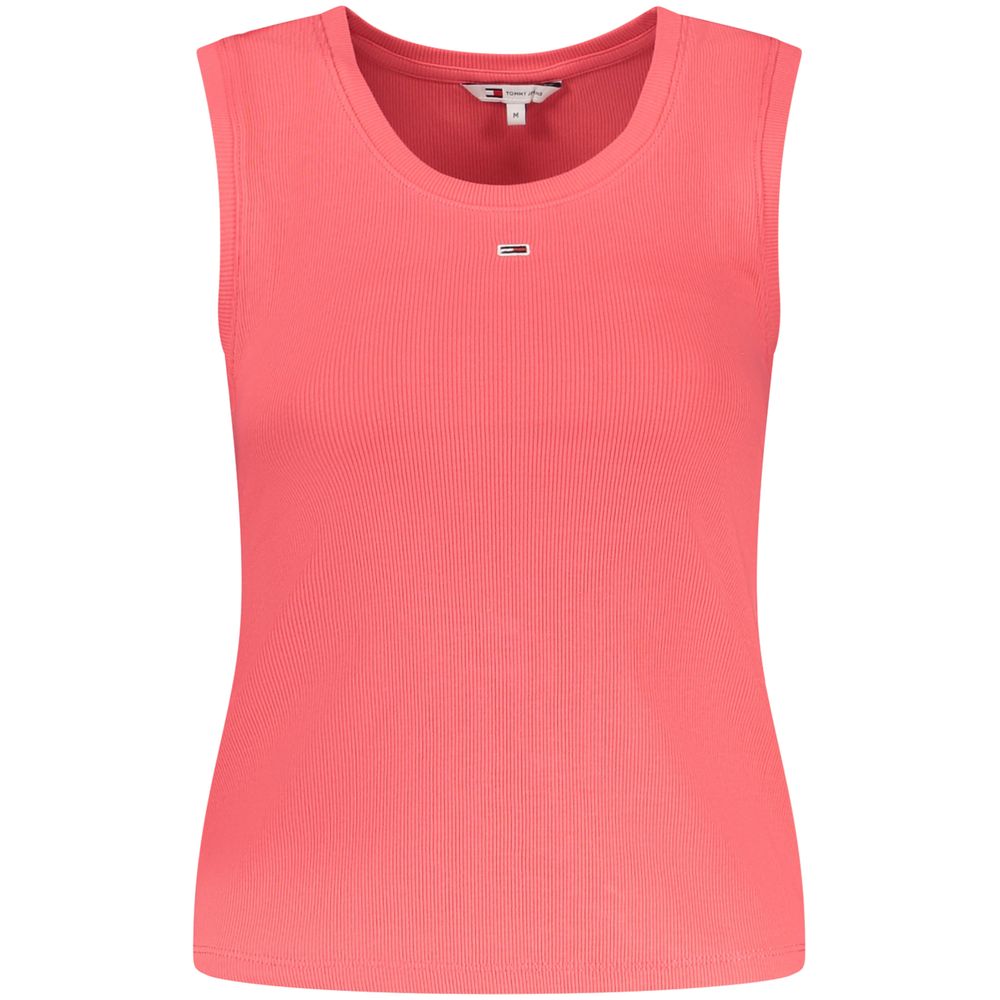 Tommy Hilfiger Pink Cotton Tank Top
