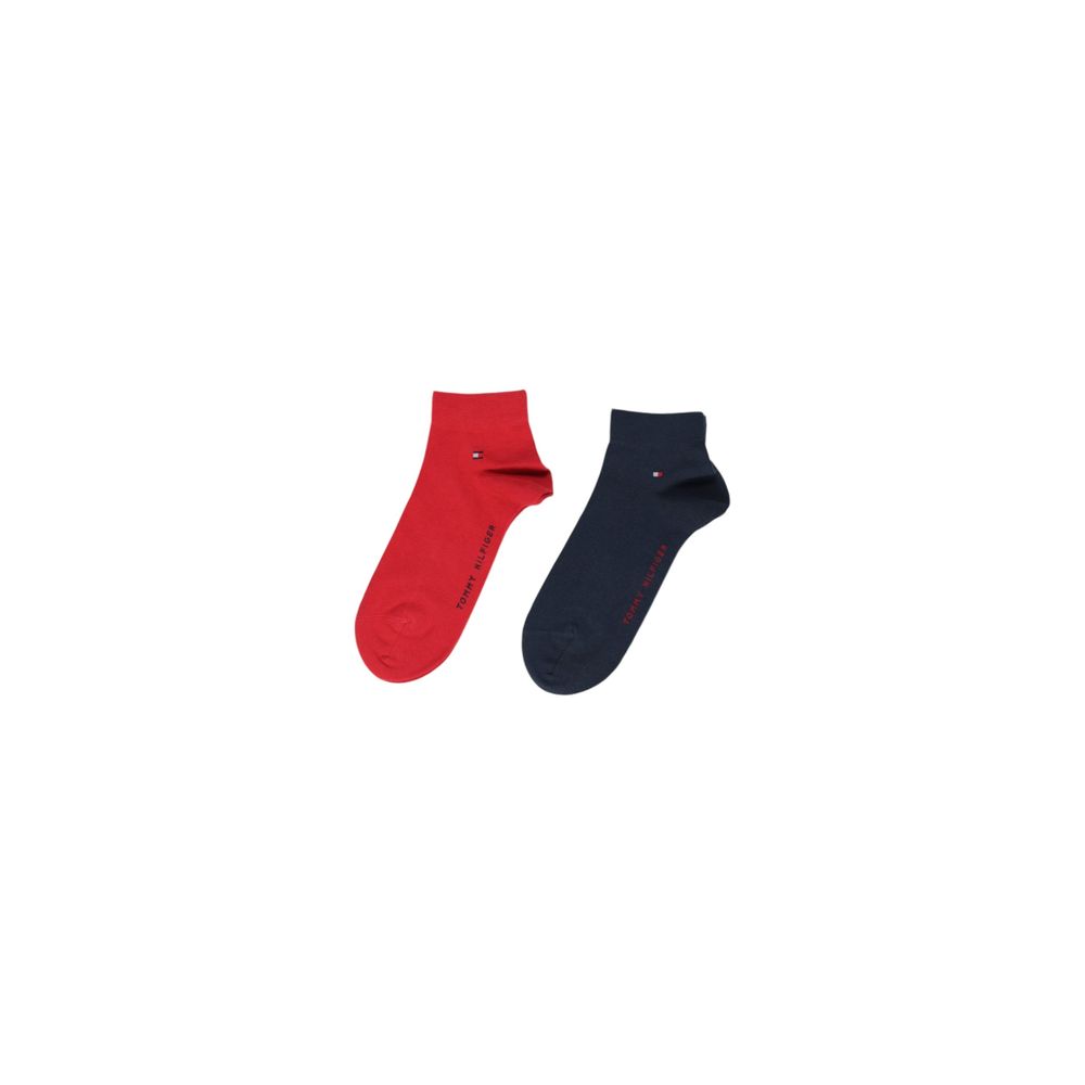 Tommy Hilfiger Red Cotton Socks