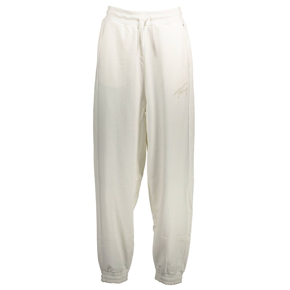 Tommy Hilfiger White Cotton Pant