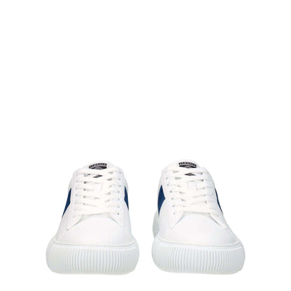 Versace White Leather Low Top Sneakers
