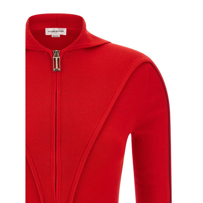 Victoria Beckham Multicolor Wool Cardigan