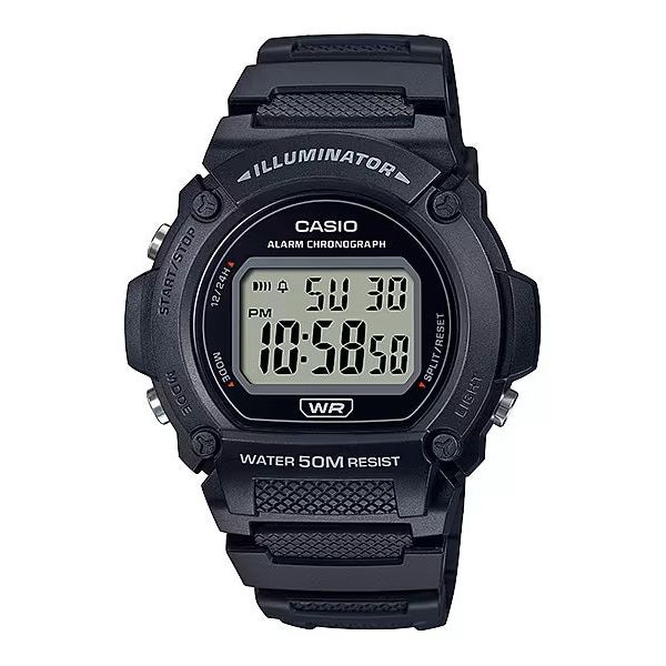 CASIO TIMELESS COLLECTION Mod. SPORT- ILLUMINATOR. WR 50M. ALARM. CHRONOGRAPH WATCHES