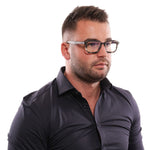 Yohji Yamamoto Gray Men Glasses Frame
