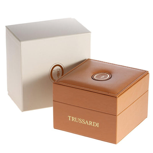 TRUSSARDI MOD. SMALL leather gift box with logo